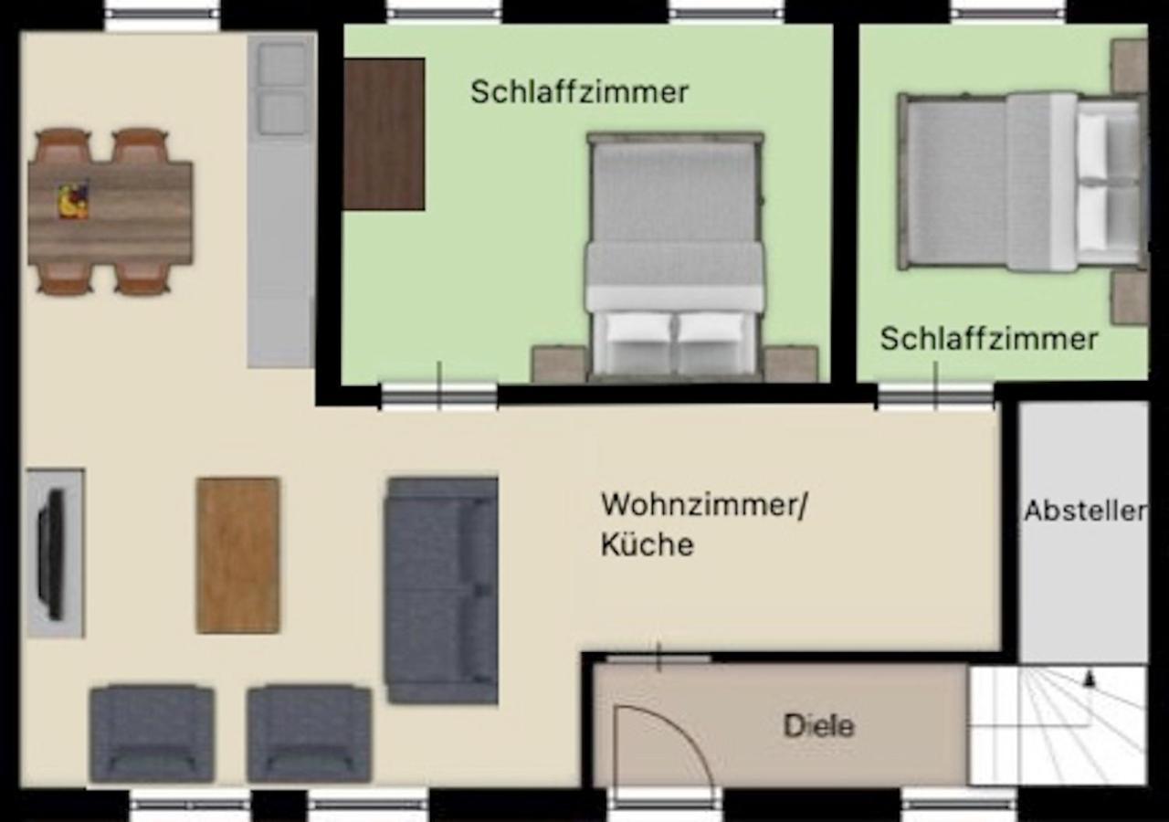 Apartmán Aeuchen Am Rosenthal Monschau Pokoj fotografie