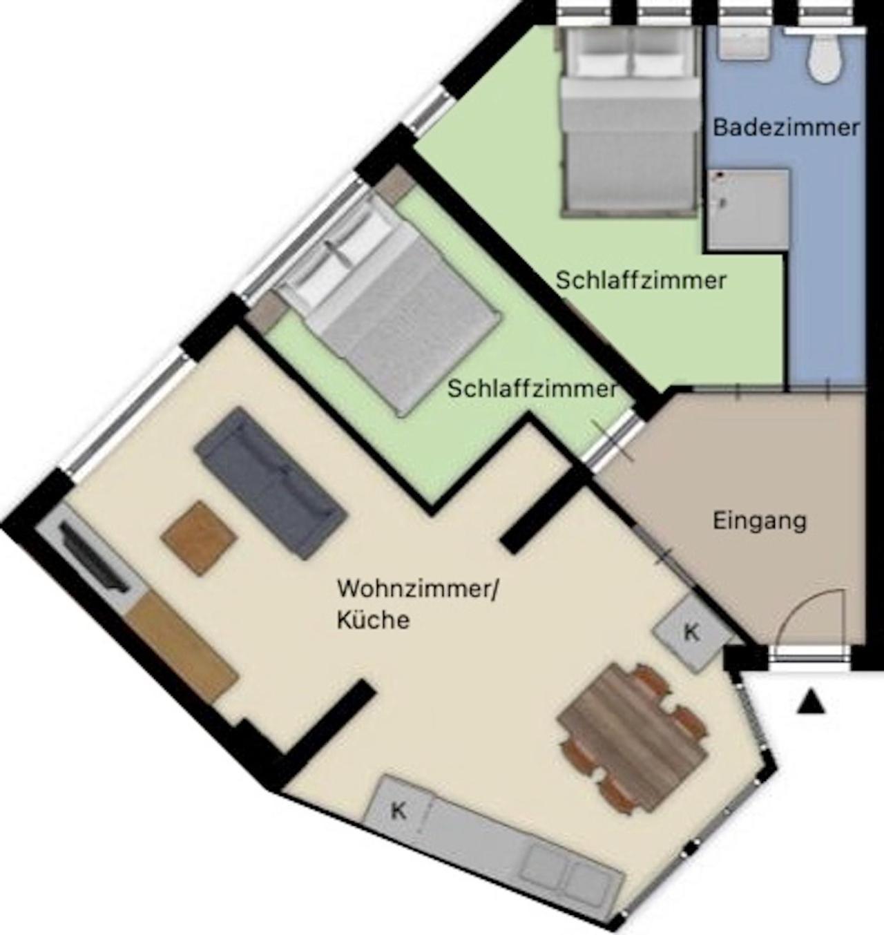 Apartmán Aeuchen Am Rosenthal Monschau Pokoj fotografie