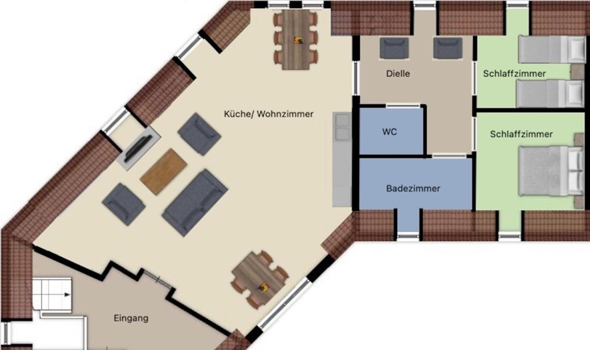 Apartmán Aeuchen Am Rosenthal Monschau Pokoj fotografie